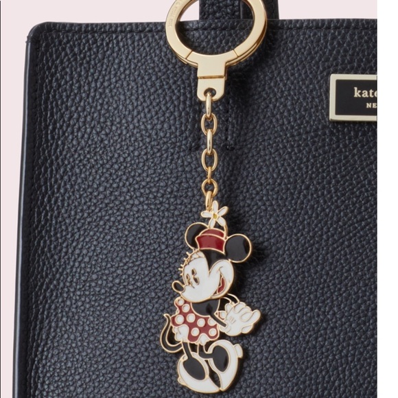 Kate spade Minnie Mouse jeweled key ring - Picture 2 of 4